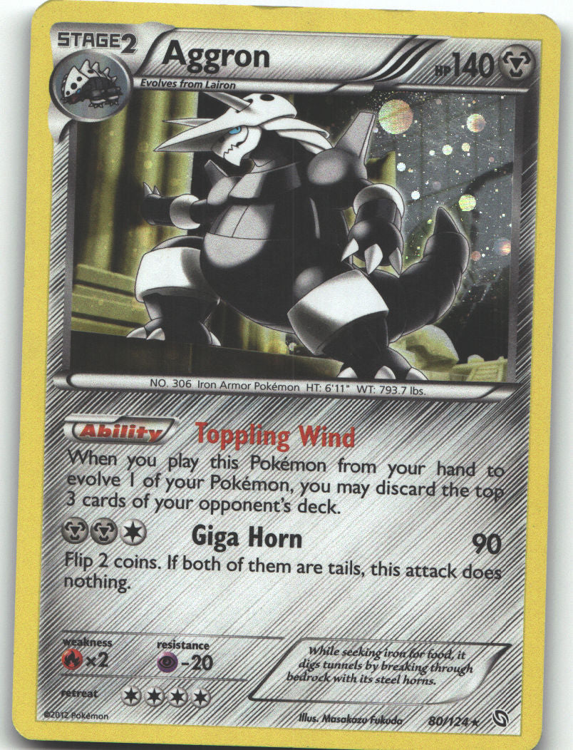 Aggron - 80/124 (Cosmos Holo)
