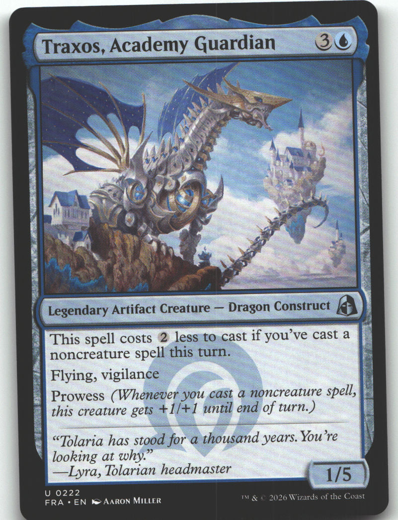 Traxos, Academy Guardian