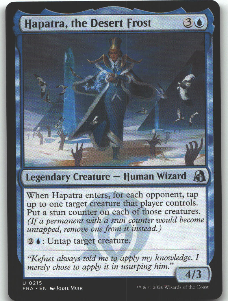 Hapatra, the Desert Frost