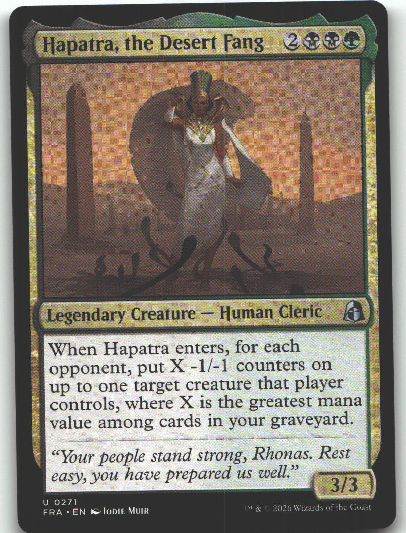 Hapatra, the Desert Fang