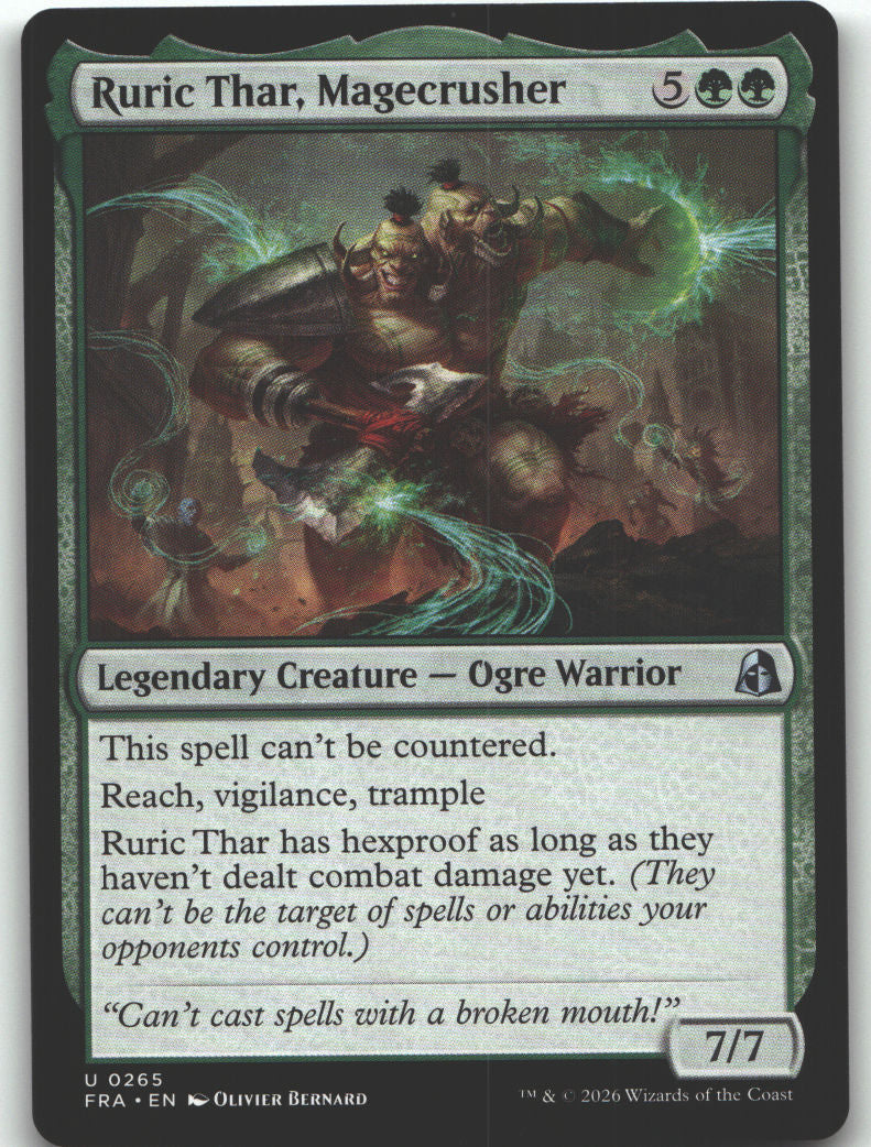 Ruric Thar, Magecrusher
