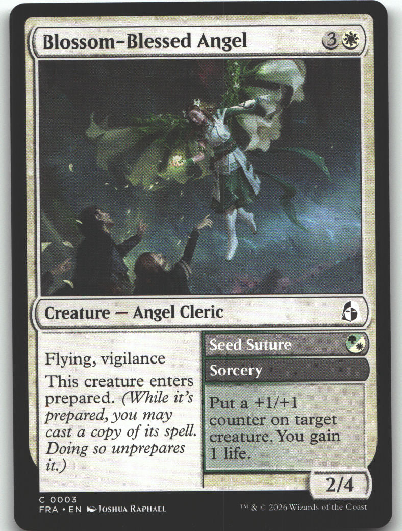 Blossom-Blessed Angel