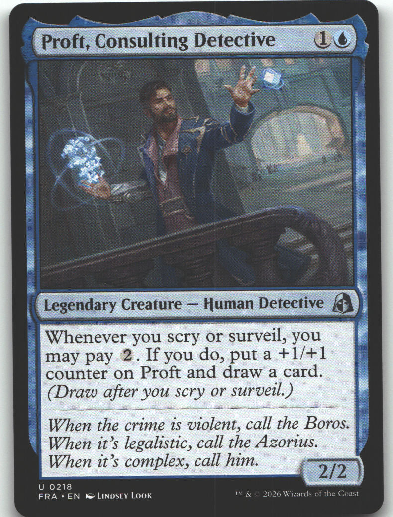 Proft, Consulting Detective