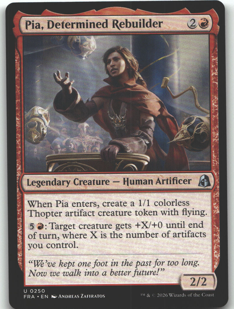 Pia, Determined Rebuilder