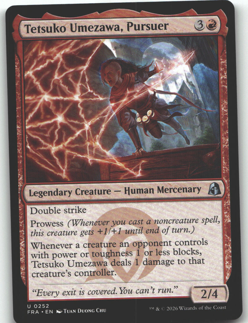 Tetsuko Umezawa, Pursuer