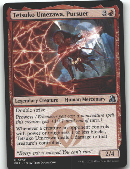Tetsuko Umezawa, Pursuer