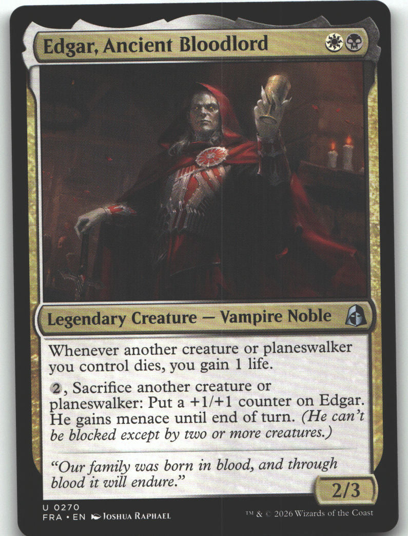 Edgar, Ancient Bloodlord