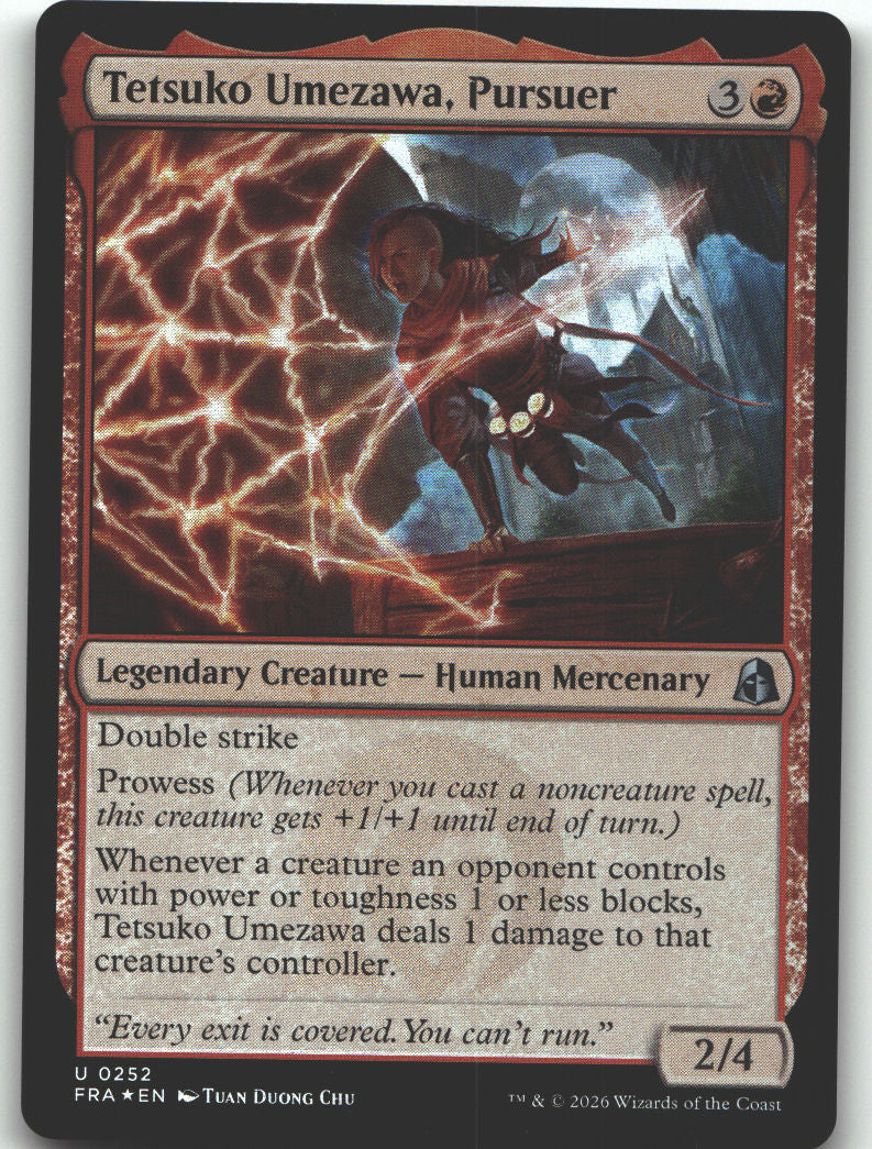 Tetsuko Umezawa, Pursuer