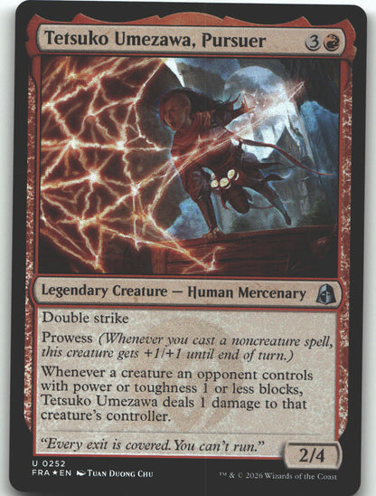 Tetsuko Umezawa, Pursuer