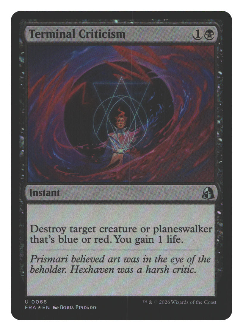 Terminal Criticism