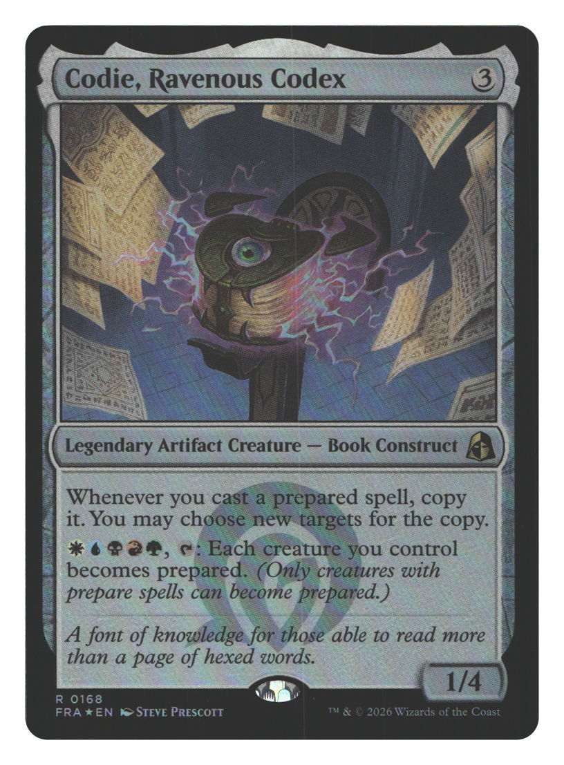 Codie, Ravenous Codex