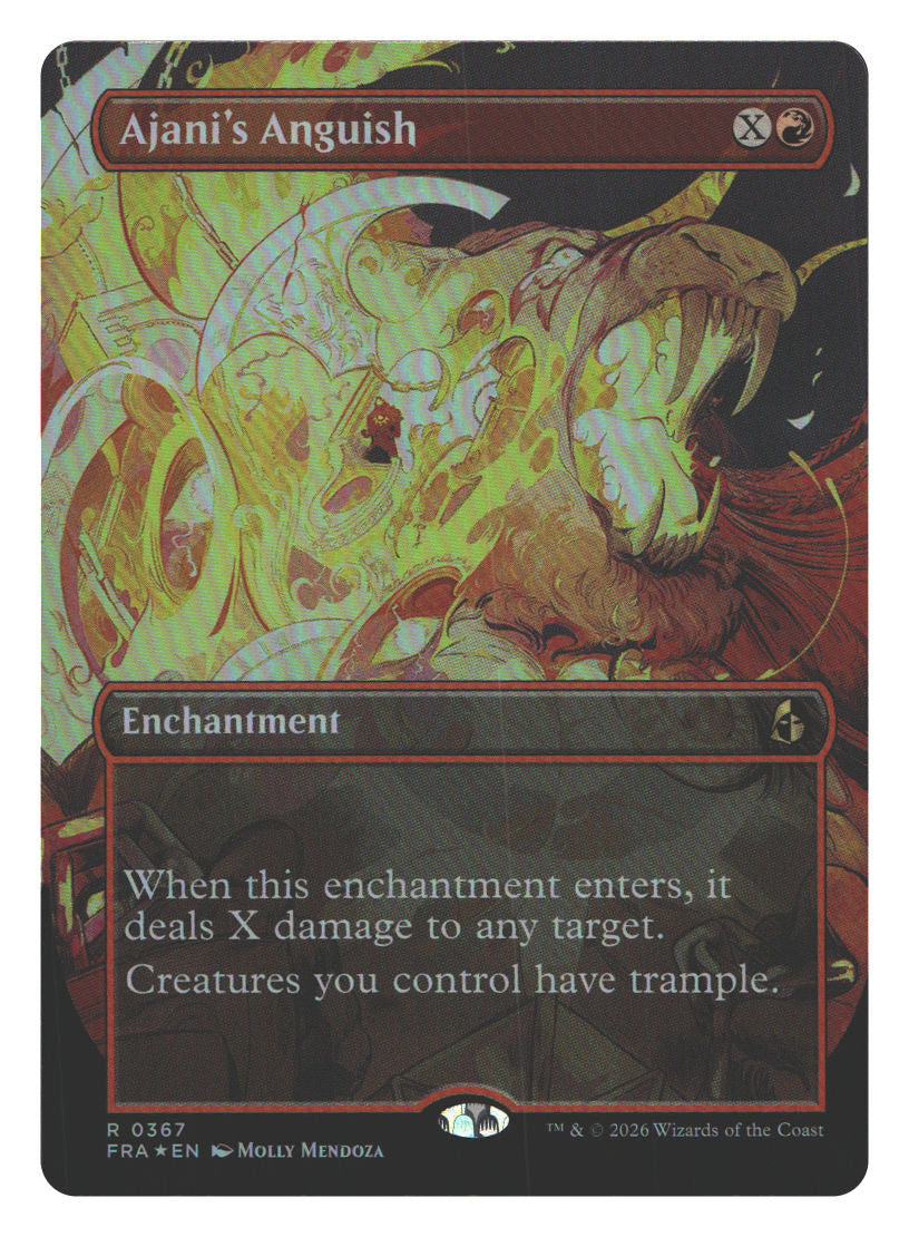 Ajani's Anguish (Borderless)