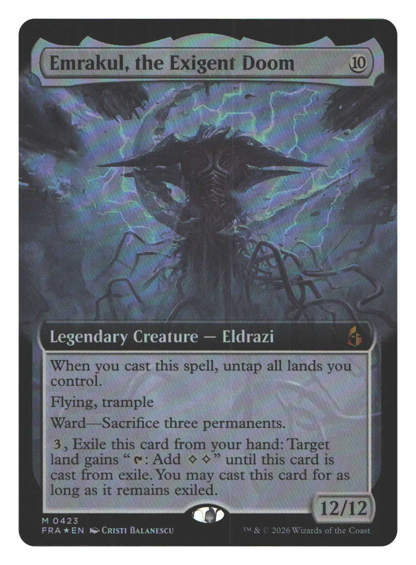 Emrakul, the Exigent Doom (Extended Art)
