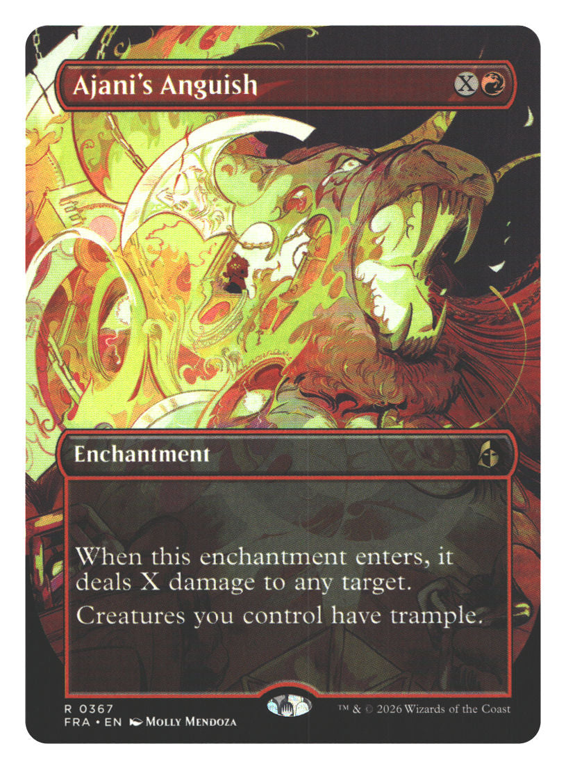 Ajani's Anguish (Borderless)