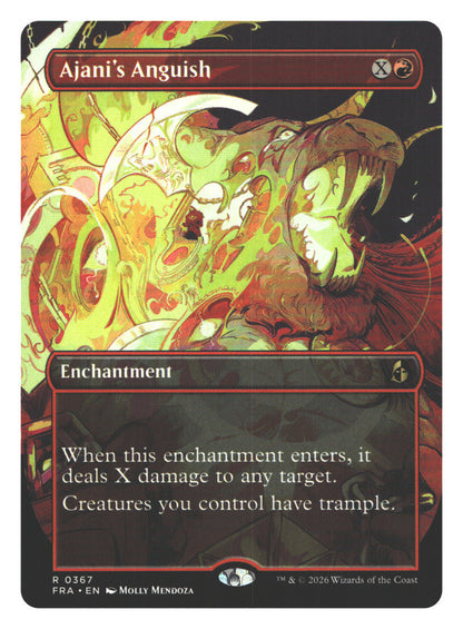 Ajani's Anguish (Borderless)