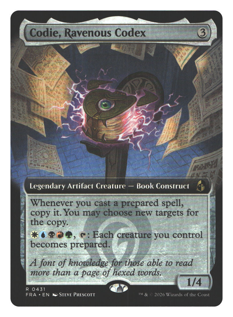 Codie, Ravenous Codex (Extended Art)