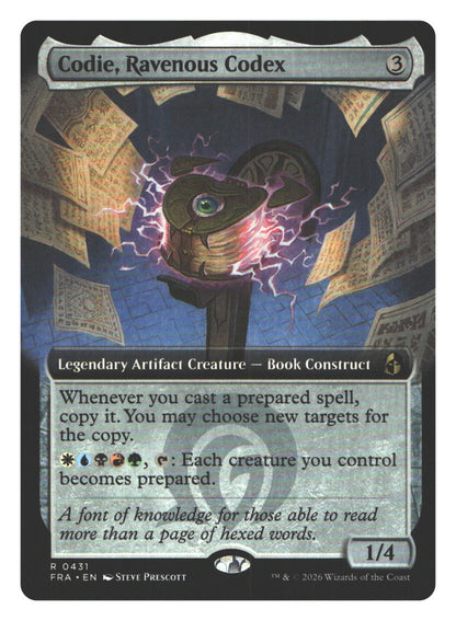 Codie, Ravenous Codex (Extended Art)