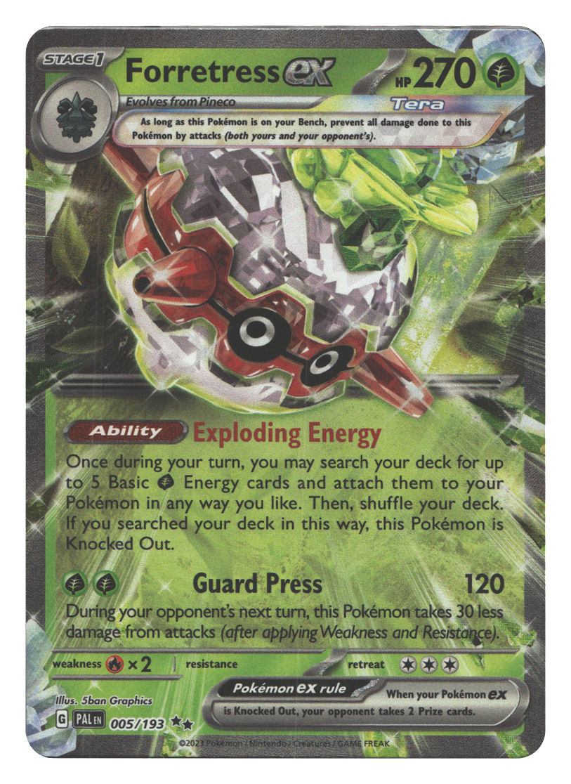 Forretress ex - 005/193 | Near Mint / English / Holofoil