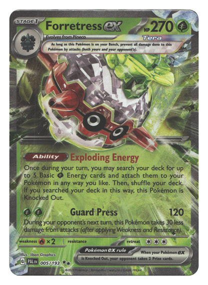 Forretress ex - 005/193 | Near Mint / English / Holofoil