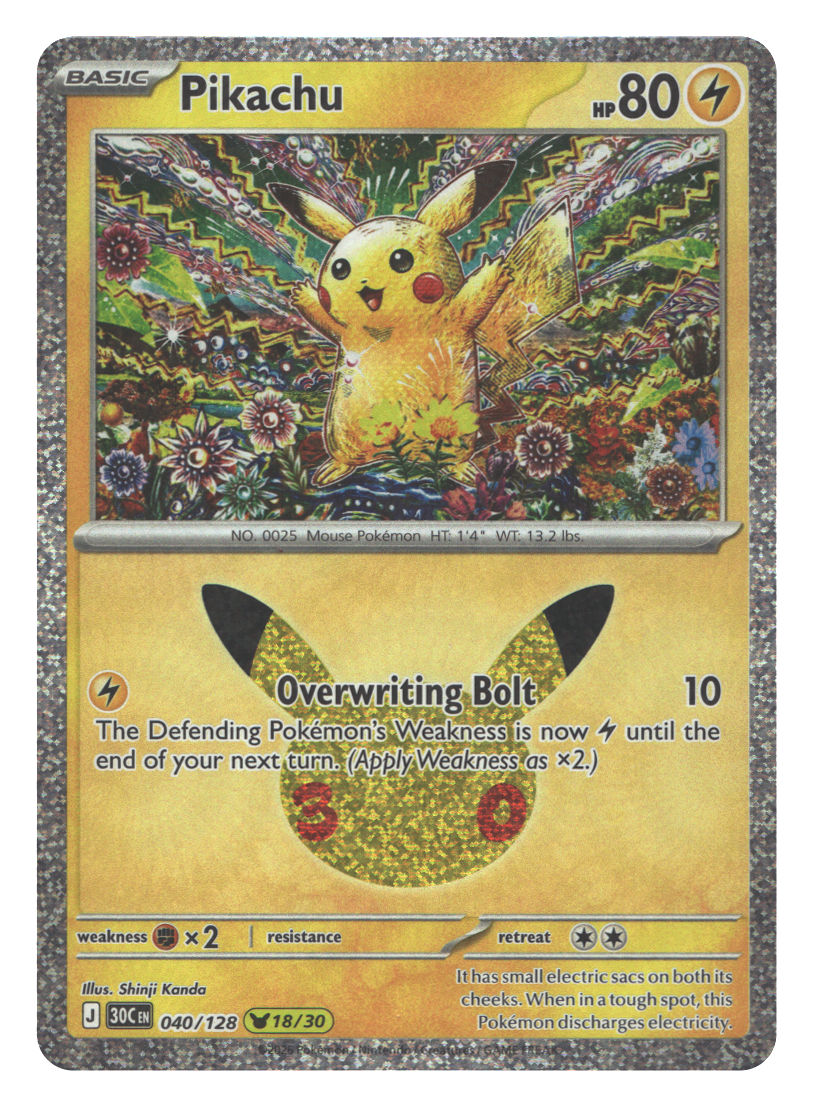 Pikachu - 040/128
