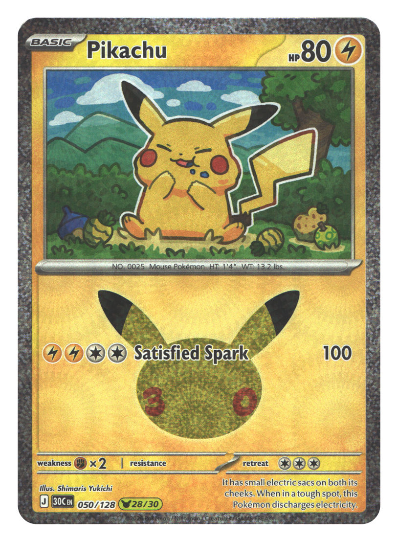 Pikachu - 050/128