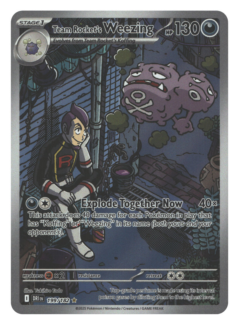 Team Rocket's Weezing - 199/182