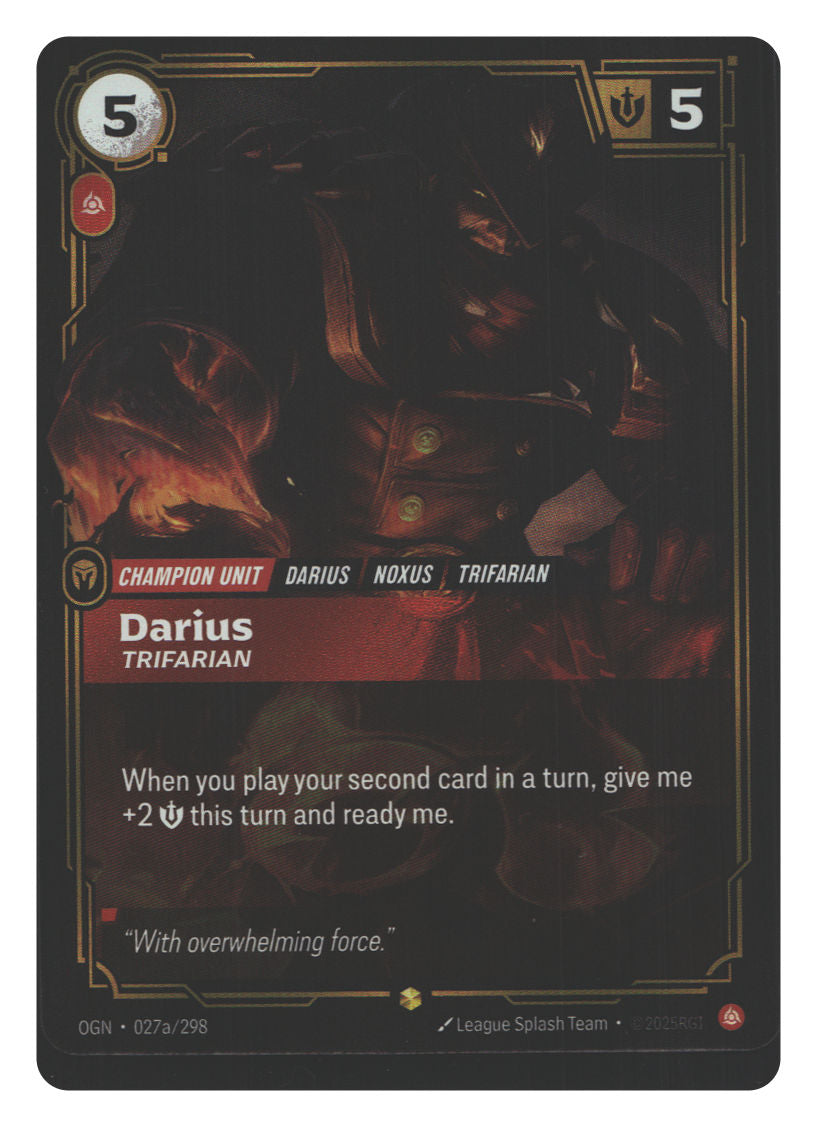 Darius, Trifarian (Alternate Art)