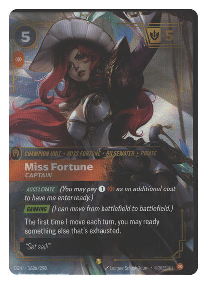 Miss Fortune, Captain (Alternate Art) | Moderately Played / English / Foil