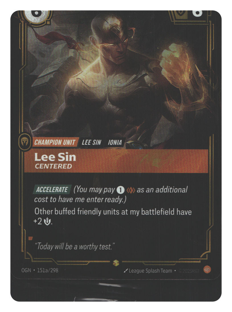 Lee Sin, Centered (Alternate Art)