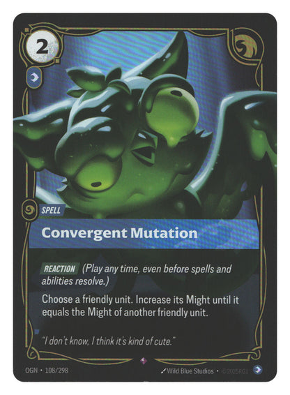 Convergent Mutation | Moderately Played / English / Foil