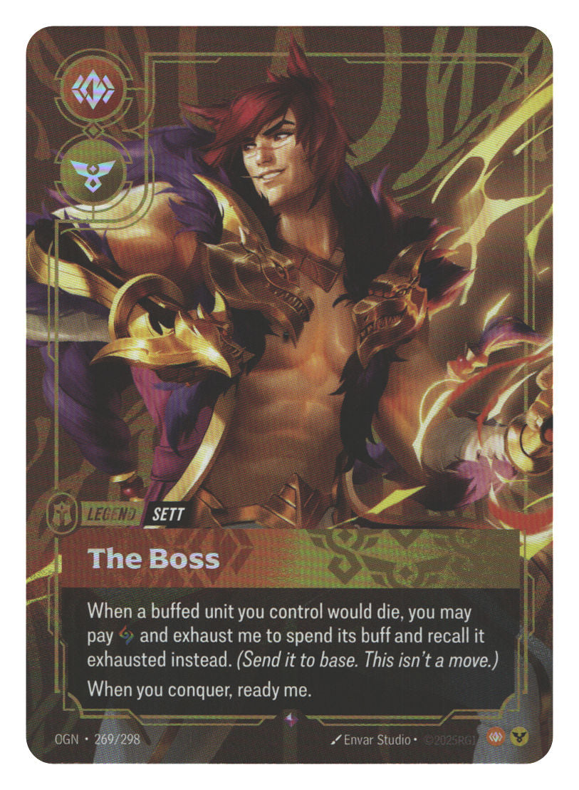 Sett, The Boss | Moderately Played / English / Foil