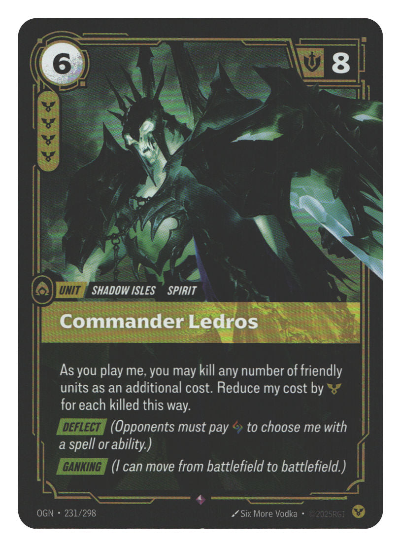 Commander Ledros | Moderately Played / English / Foil