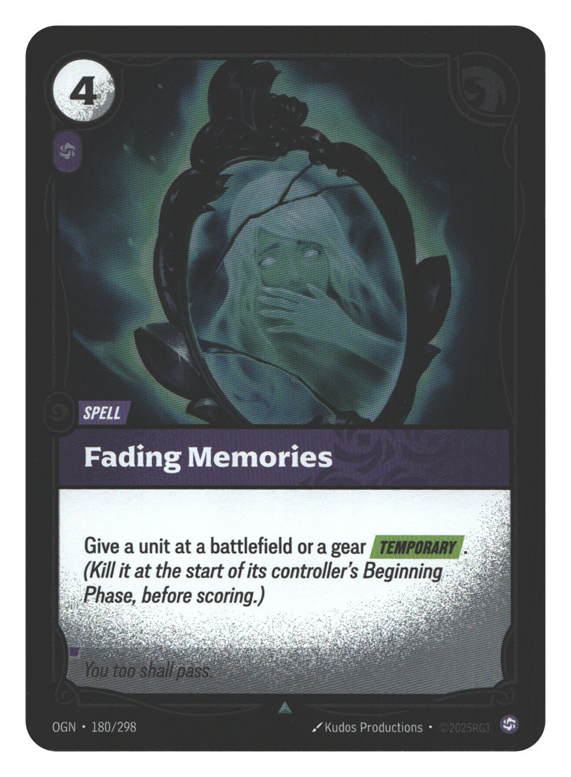 Fading Memories
