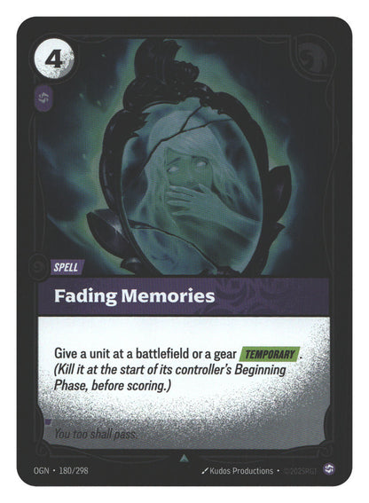 Fading Memories