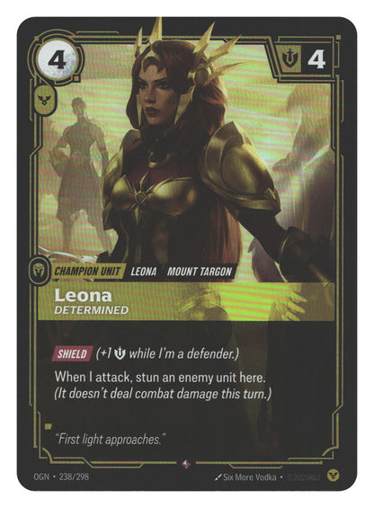 Leona, Determined | Moderately Played / English / Foil