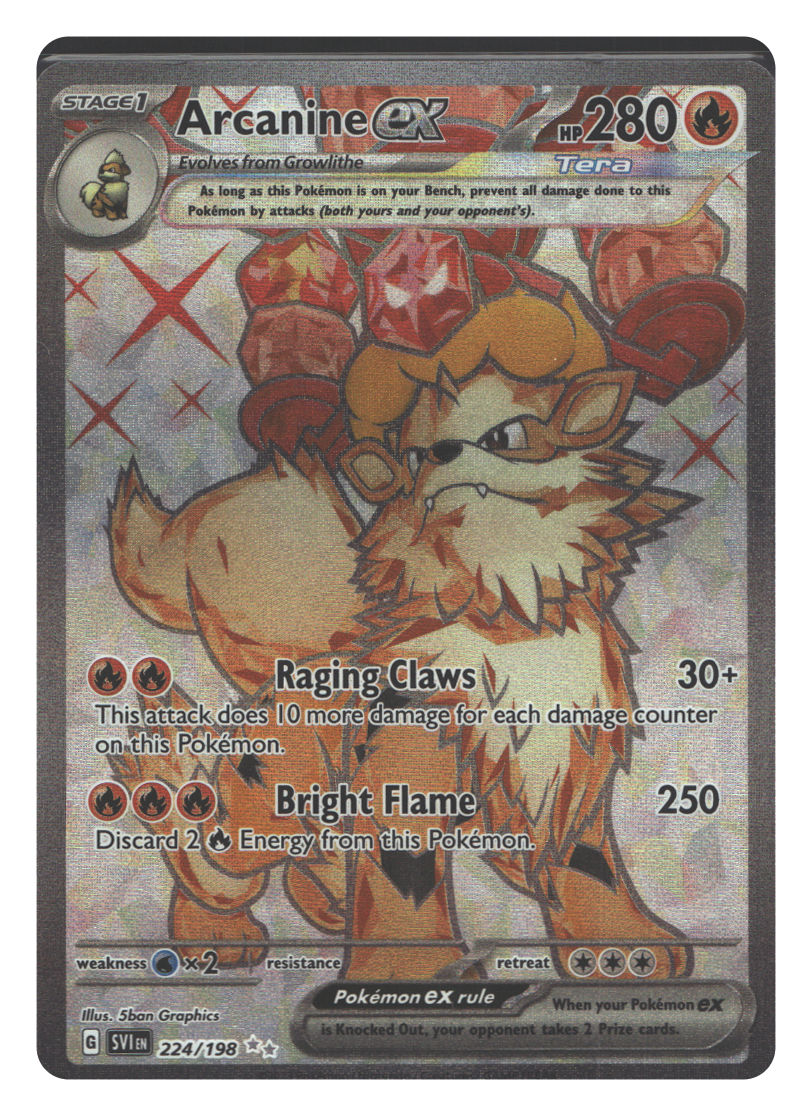 Arcanine ex - 224/198