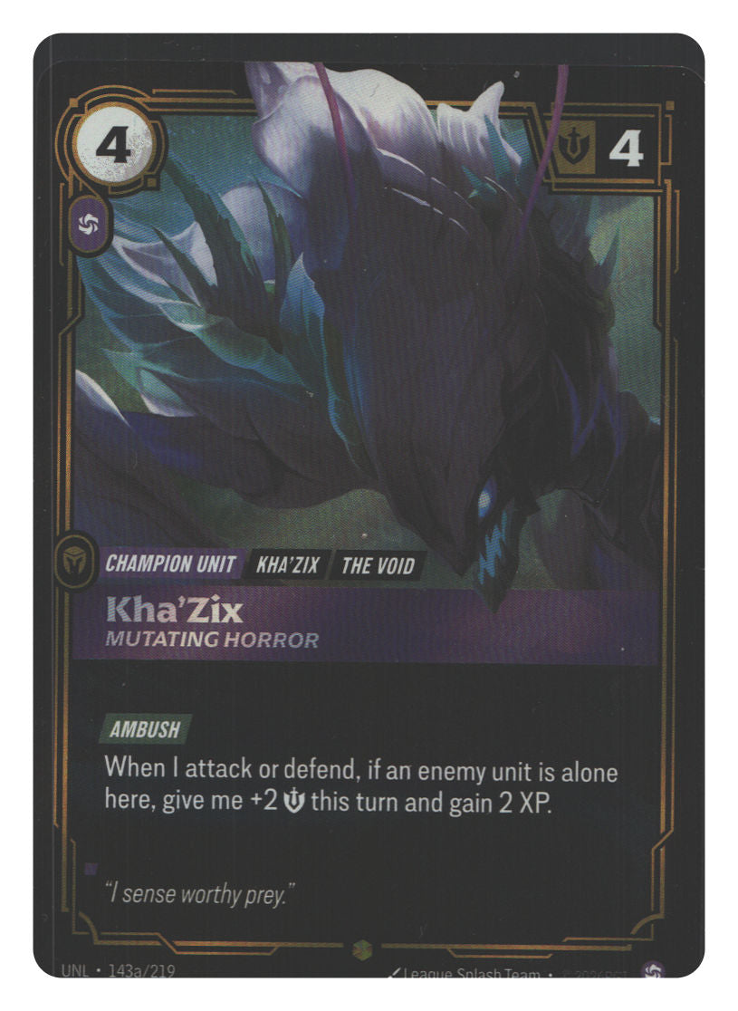 Kha'Zix, Mutating Horror (Alternate Art)