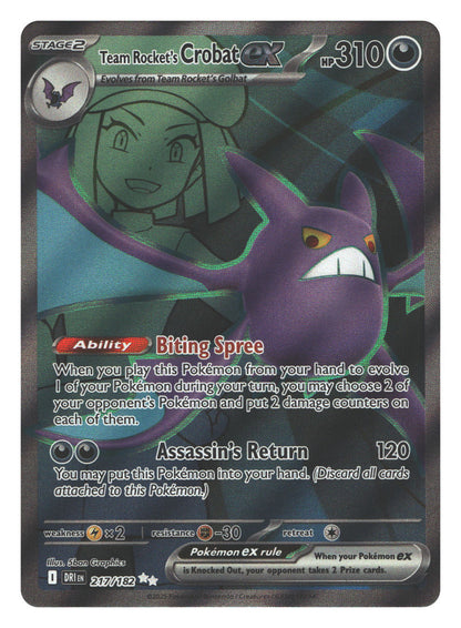 Team Rocket's Crobat ex - 217/182