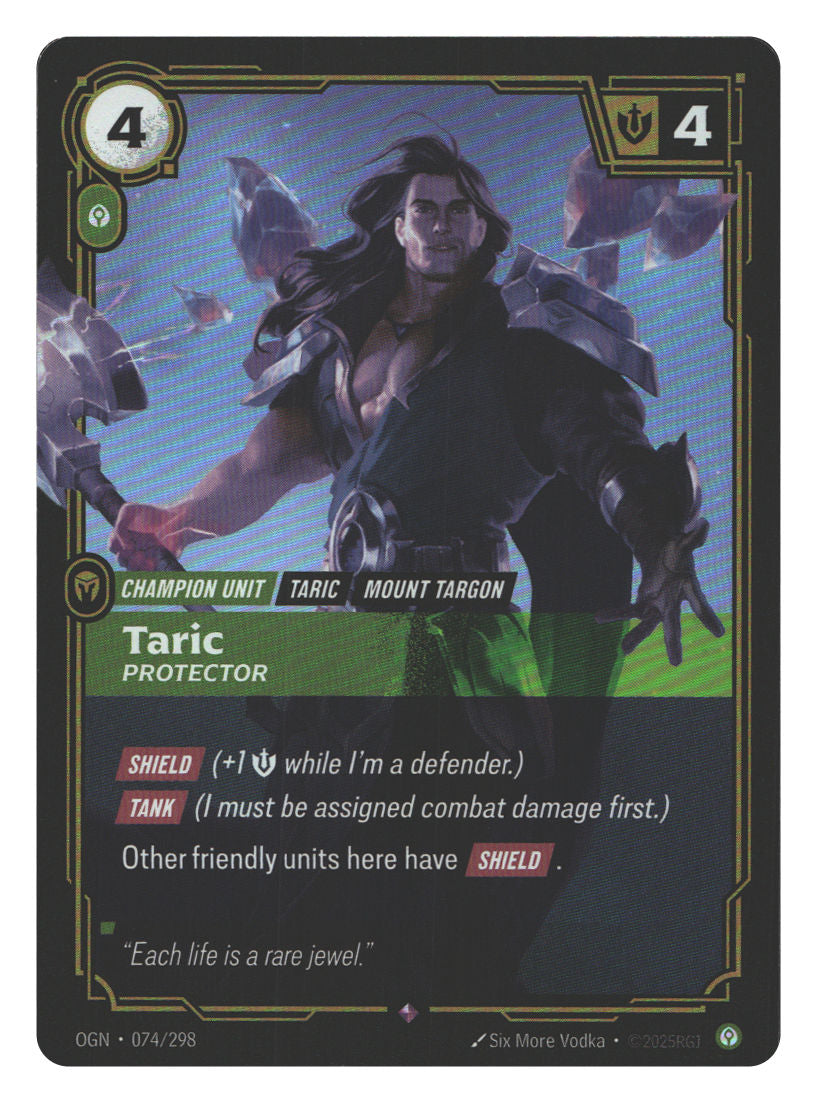 Taric, Protector