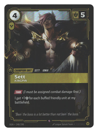 Sett, Kingpin | Near Mint / English / Foil
