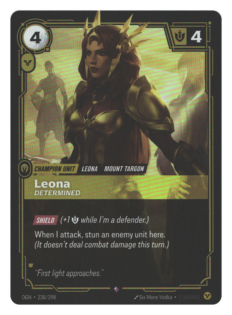 Leona, Determined | Near Mint / English / Foil