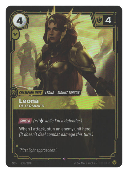 Leona, Determined | Near Mint / English / Foil