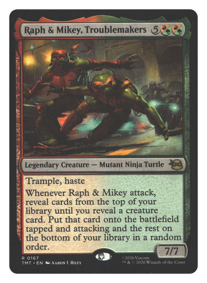 Raph & Mikey, Troublemakers