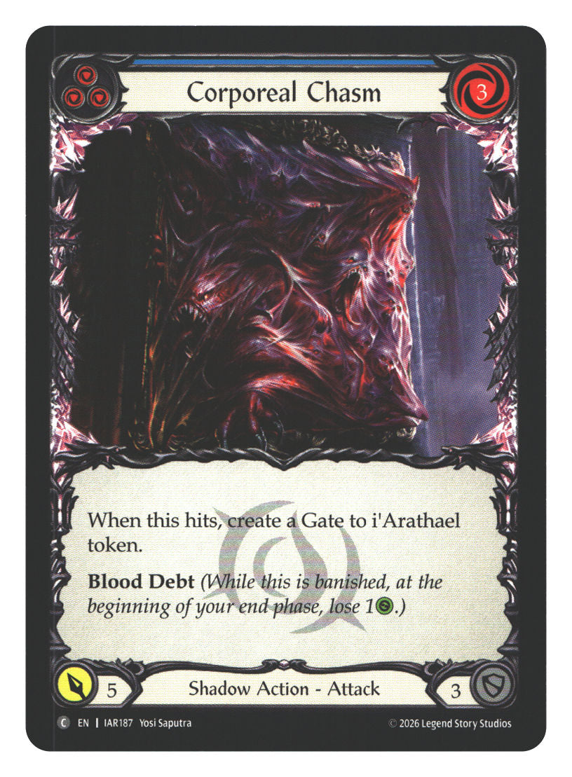 Corporeal Chasm (Blue) | Near Mint / English / Normal