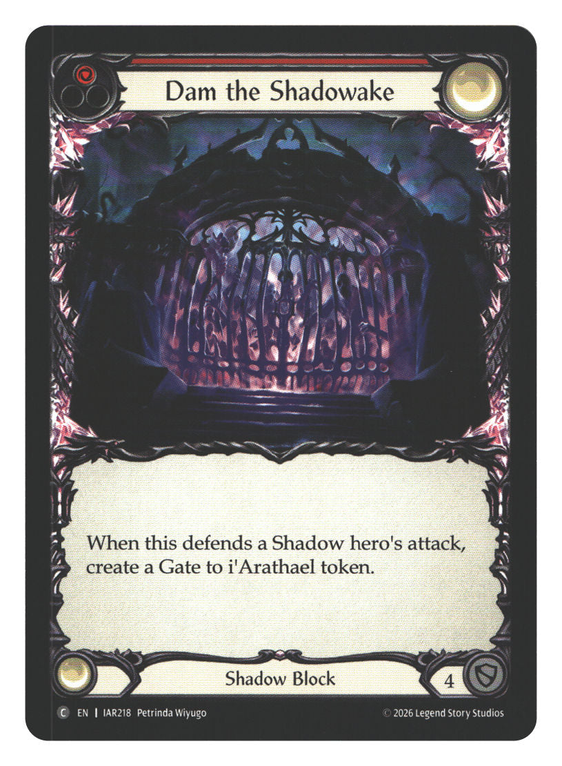 Dam the Shadowake (Red) | Near Mint / English / Normal
