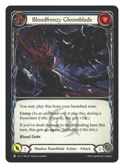 Bloodfrenzy Gloomblade (Blue) | Near Mint / English / Normal