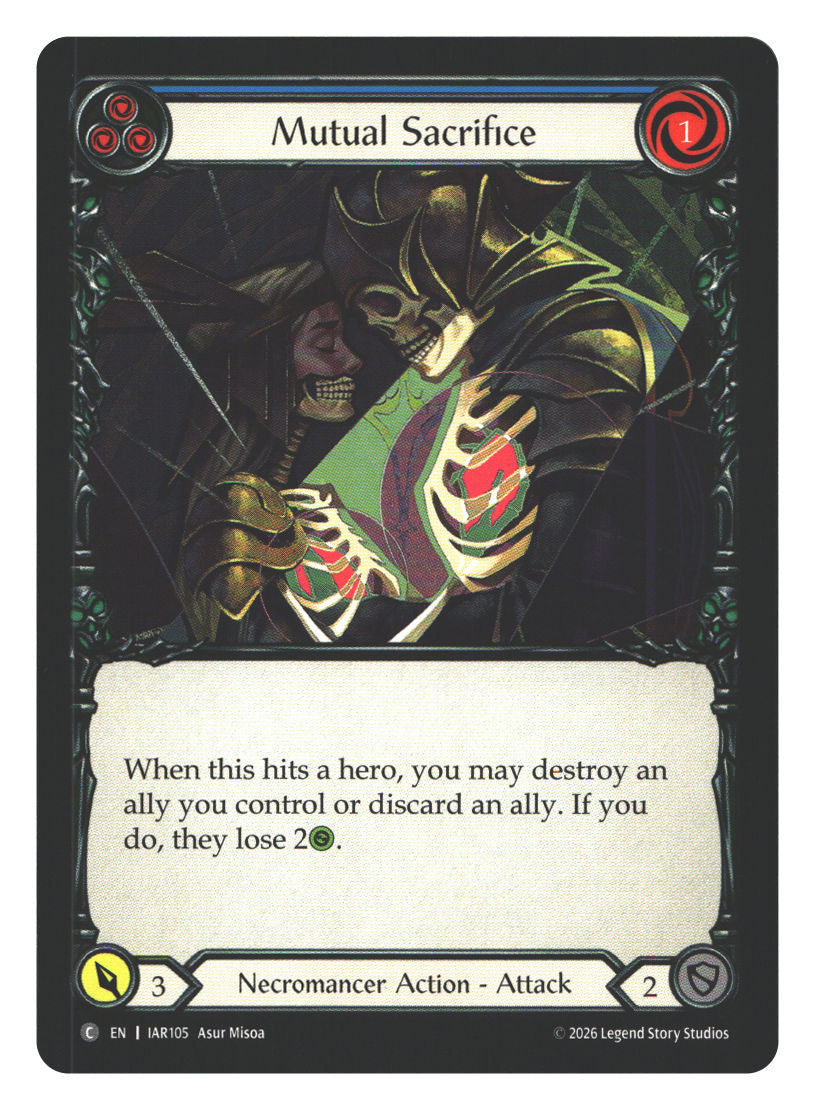 Mutual Sacrifice (Blue) | Near Mint / English / Normal