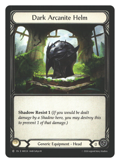 Dark Arcanite Helm | Near Mint / English / Normal