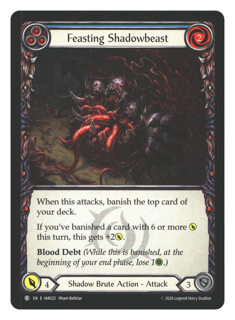 Feasting Shadowbeast (Blue)