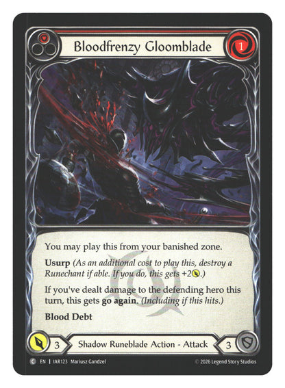 Bloodfrenzy Gloomblade (Red) | Near Mint / English / Normal